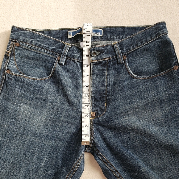 Men's Slim Straight 100% Cotton Blue Jeans - Picture 10 of 11